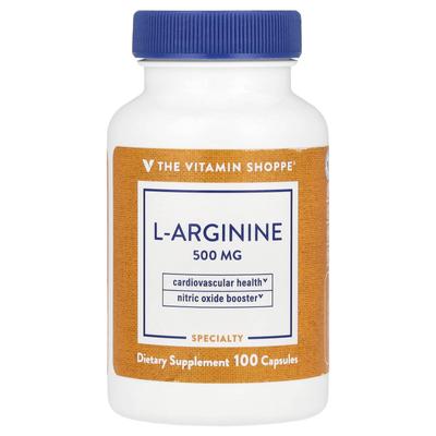 L-arginine, 500 Mg, 100 Capsules