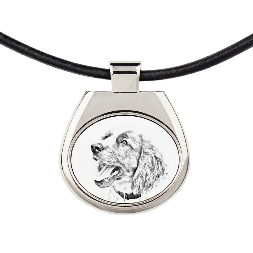 English Springer Spaniel – Dog necklace, personalized pendant with a photo | Art-Dog