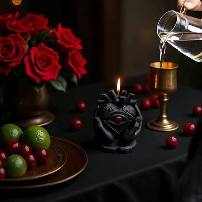 Kerzenform, Mystisches Auge Silikonform zum Kerzengießen Halloween Kerzenform für handgemachte Seife, Aromatherapie-Kerze