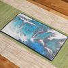 1Pc 16x29cm Colored Tea Towel Teahouse Household Creative Antique Absorbent Suede Tea Mat Printing China-Chic Tea Cloth