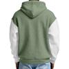 Men's Fashion Trendy Half Zipper Hooded Hood Pullover Thickened Texture Hoodie