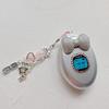 Y2K Bow Retro Simulation Flip Phone Folding Air Cushion Comb Makeup Mirror Bag Charm Hanging