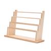 Bangle Holder Earrings Stand Rack Wood Bracelet Rings Watch Display Jewelry for