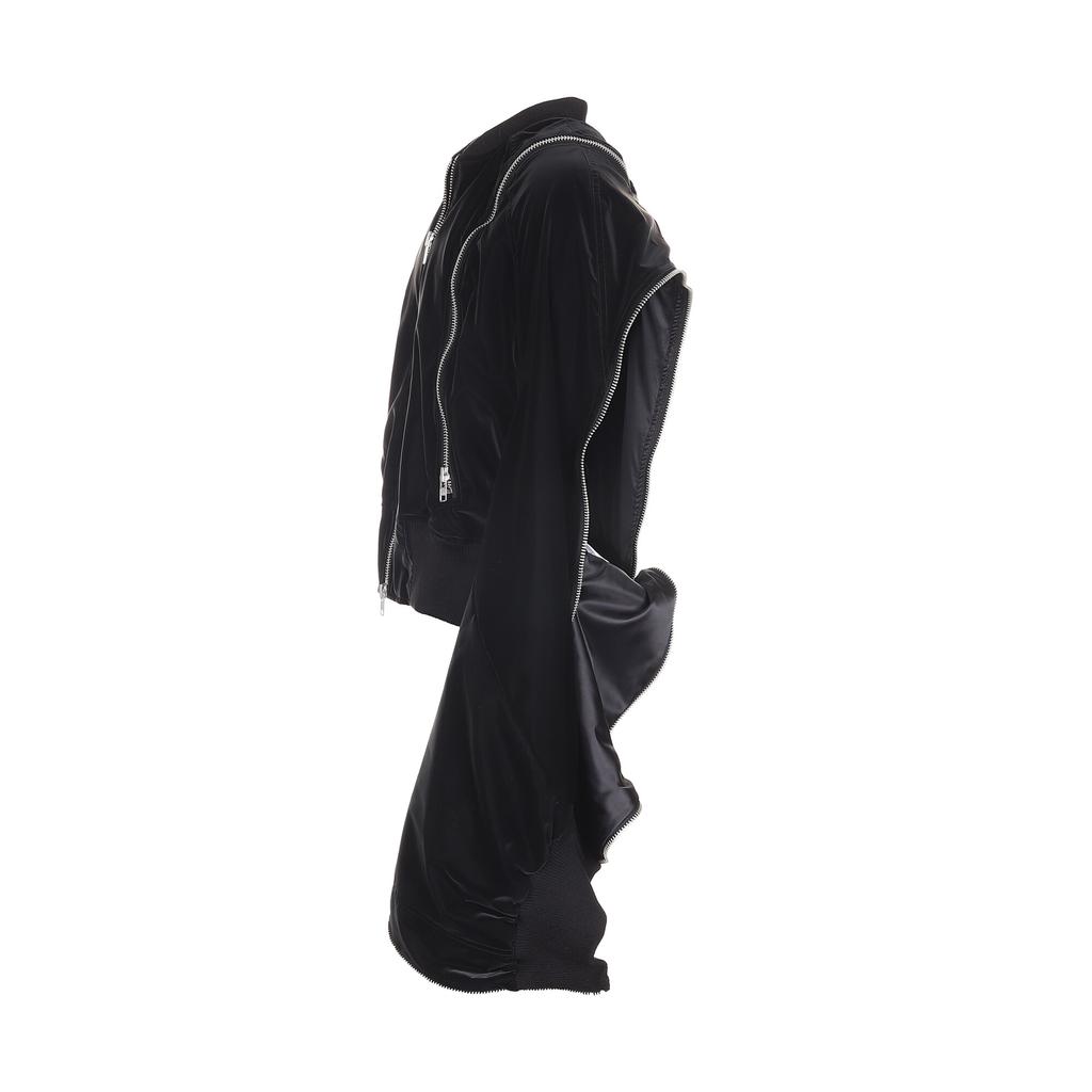 Surgery Round Zip Bomber Matte Black