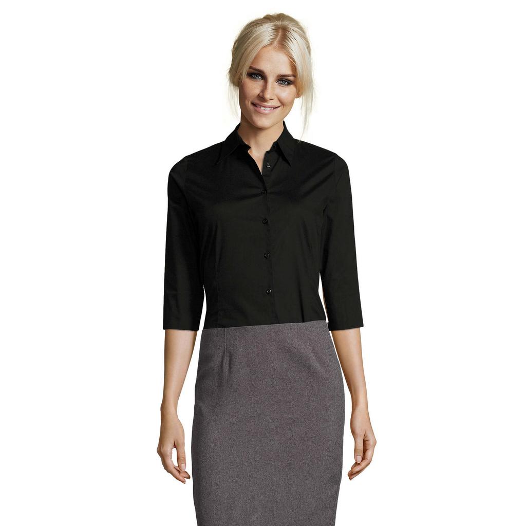 SOLS Womens/Ladies Stretch 3/4 Sleeve Blouse