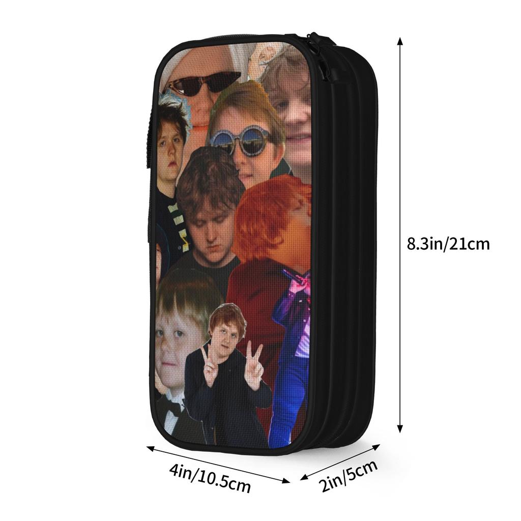 Lewis Capaldi Tour 2026 Pen Box Double Layer Large-capacity School Accessories Pencilcase Gift
