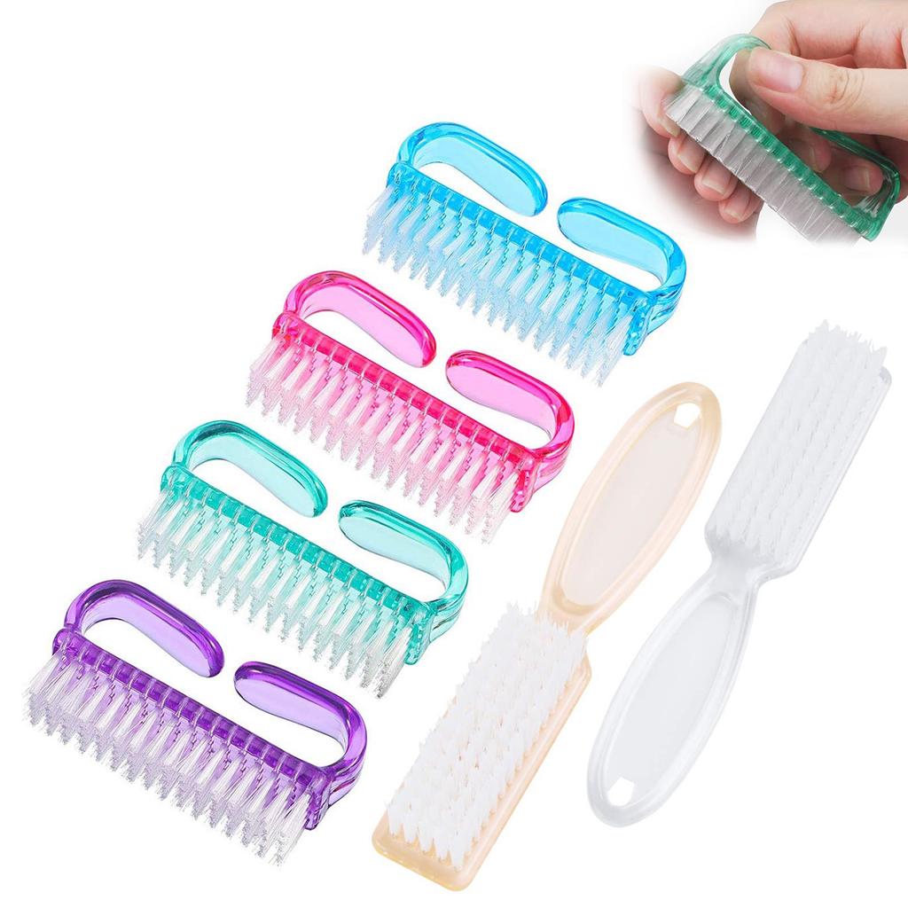 Hand Fingernail Scrub Cleaning Brushes Manicure Tools Scrub Brushes Kit for Toes and Nails Men Women