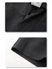 Women's Gray Woolen Straight-Leg Pants & A-Line Booty Shorts - Slimming, Autumn/Winter 2024 Collection