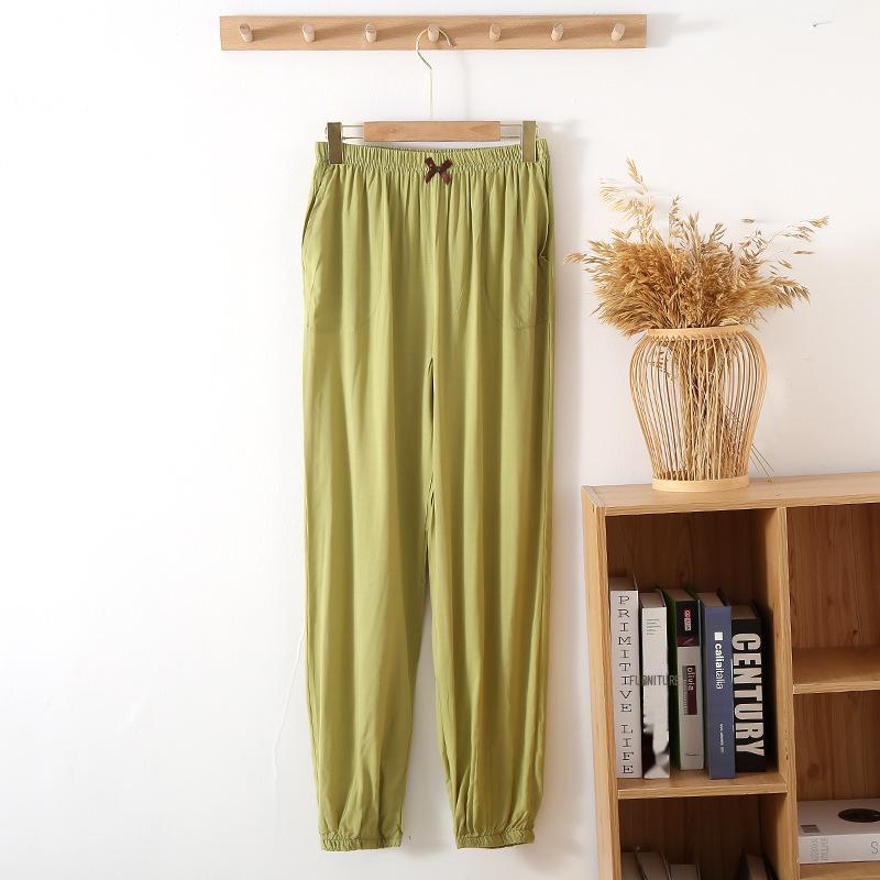 

Женские летние леггинсы и повседневные домашние брюки из хлопка и шелка XXL