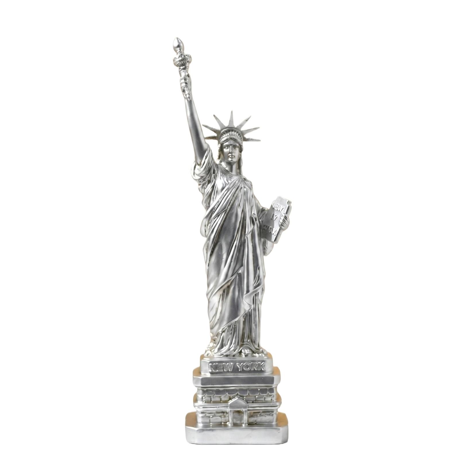 

Creative Indoor Home Decoration Statue Sculpture Figurine with Classic Architectural Design and Detailed Craftsmanship for Living Room Office Display One Size серебряный