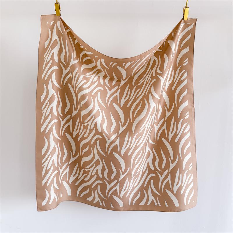 Vintage Twill Printed Square Scarf For Women Fashion