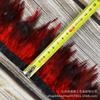 Chicken Feather Black Heart Tip Cloth Edge Clothing Accessories Pendant Material High Quality Chicken Feather Cloth Belt Handicraft