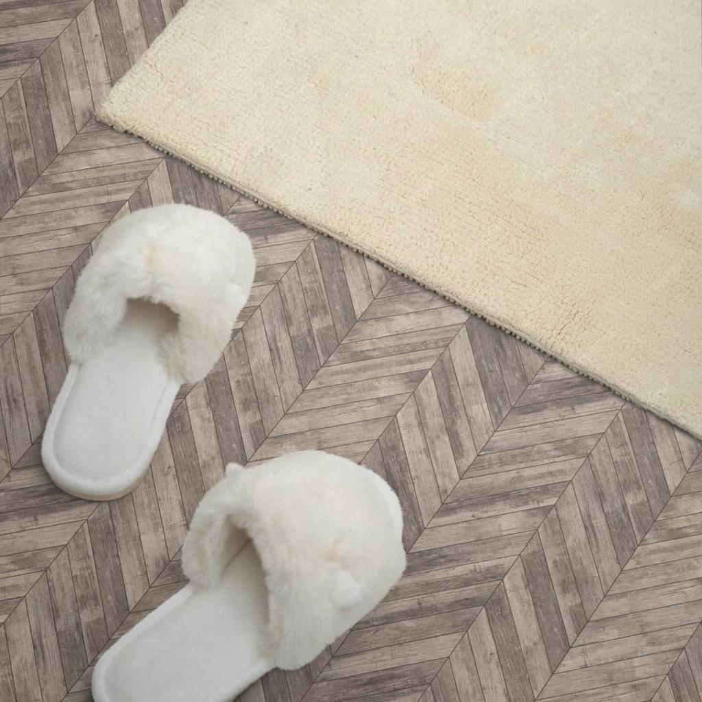 Self-Adhesive Vinyl Panel Perfect for Modern Interiors 100x50 cm Herringbone Board Pattern