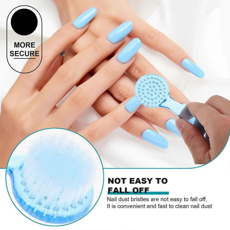 Nail Dust Cleaning Brush for Manicure 6Pcs Nail Dust Removing Tool