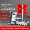 Professional Electrical Box Cutout Cutter For Precise Flush Mount Installations Suitable With Power Drills And Solid Alloy Design