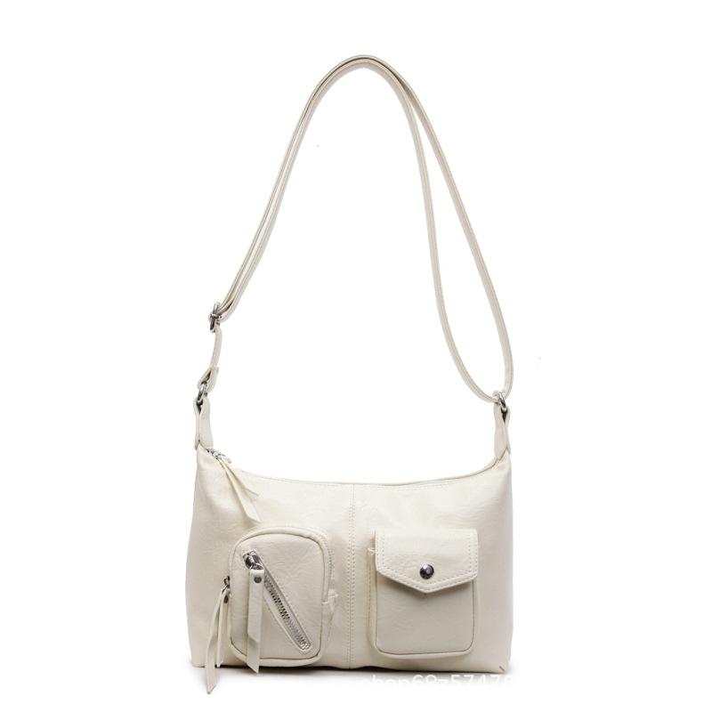 Large-capacity Bag Women's Retro Versatile 2025 New Fashion Casual Shoulder Crossbody Bag Commuter Tote Bag