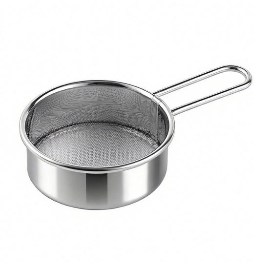 Small Stainless Steel Sifter Flour Sieve for Fine Mesh Cocoa Powder Handheld