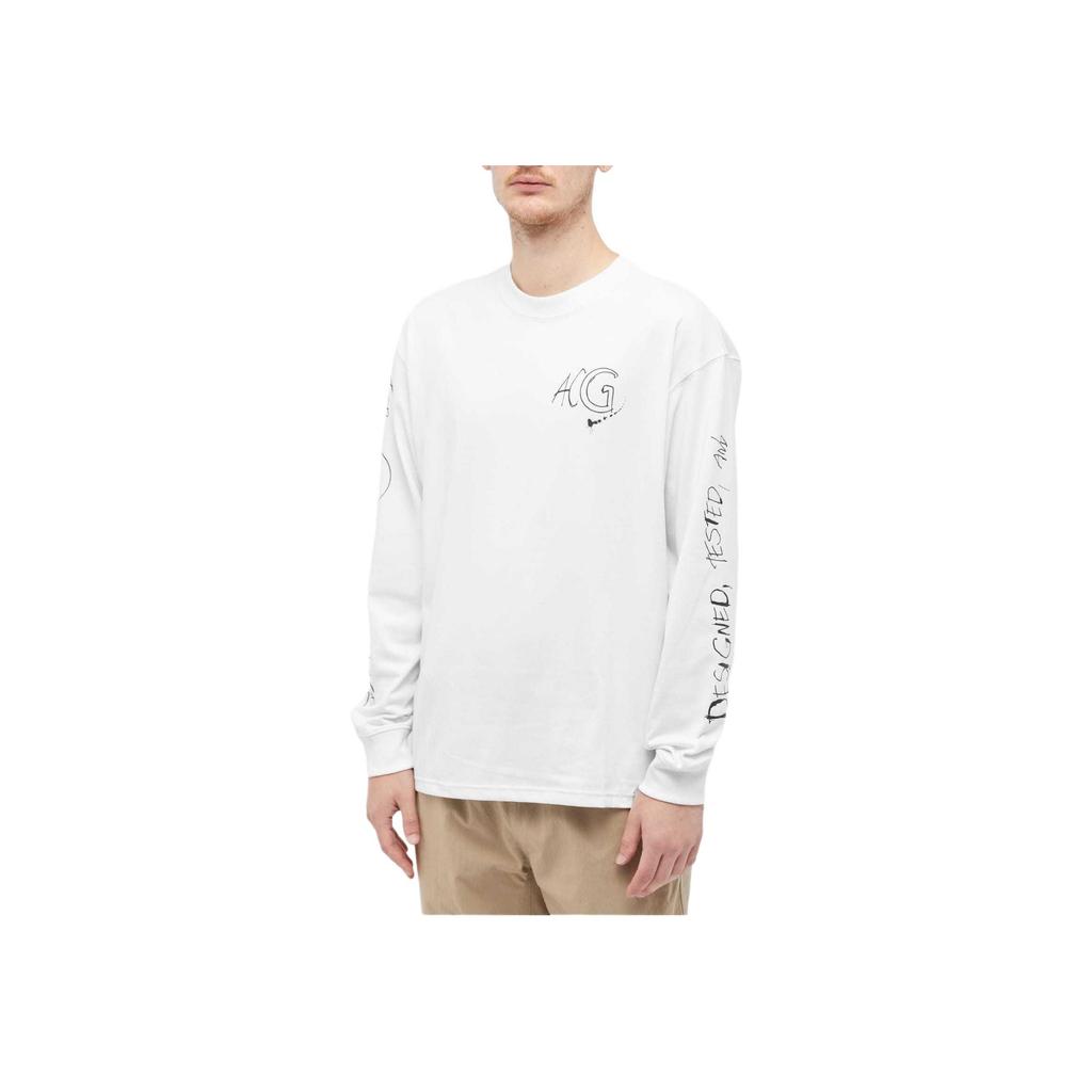Nike ACG Series Logo Print Comfortable Crew Neck Sweatshirt Men Tops White FJ2135-121