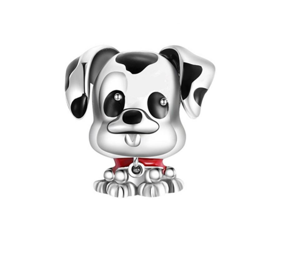 Plata de Ley 925 Chapada DIY Labrador Cachorro Perro Dachshund Colgante Abalorio para Pulsera Europea Fabricación de Joyería