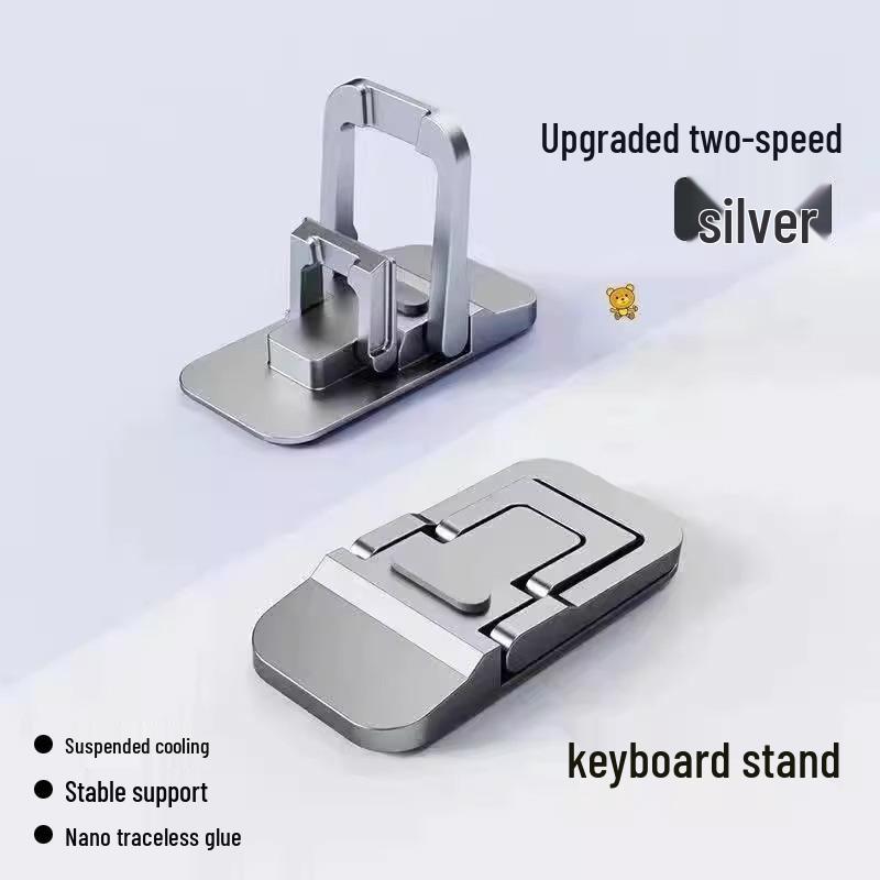 Portable Laptop Stand & Footrest with Invisible Keyboard Support