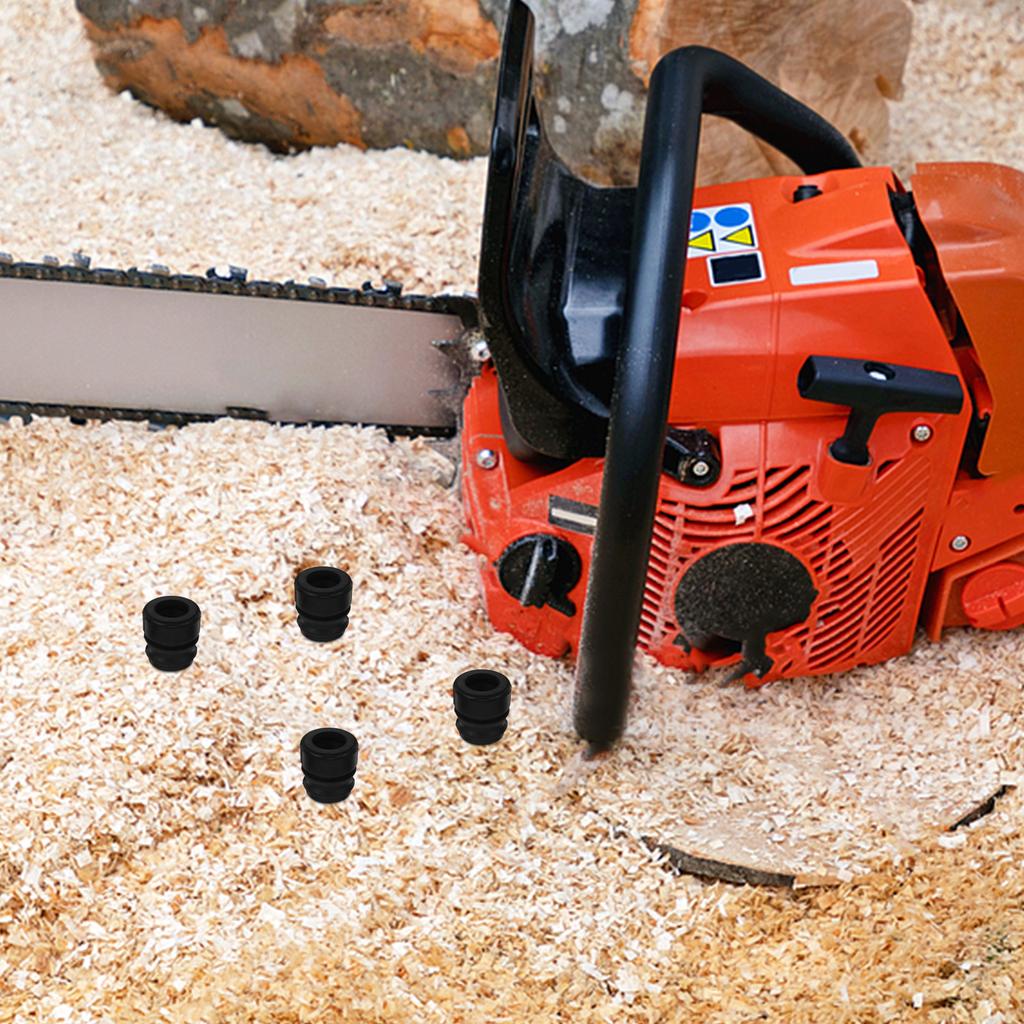 Chainsaw Handle Buffer 10 Piece Annular Plug Cap Anti-Vibration Damping Block Pad Set Spare Parts for 52 58 Models