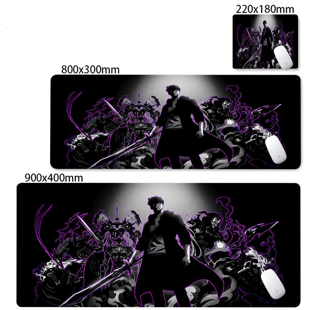 Solo Leveling Anime Mouse Pad Large Gaming Nonslip Mousepads Tablet Gamer Keyboard Mat Laptop Art Mausepad Mini PC Playmat