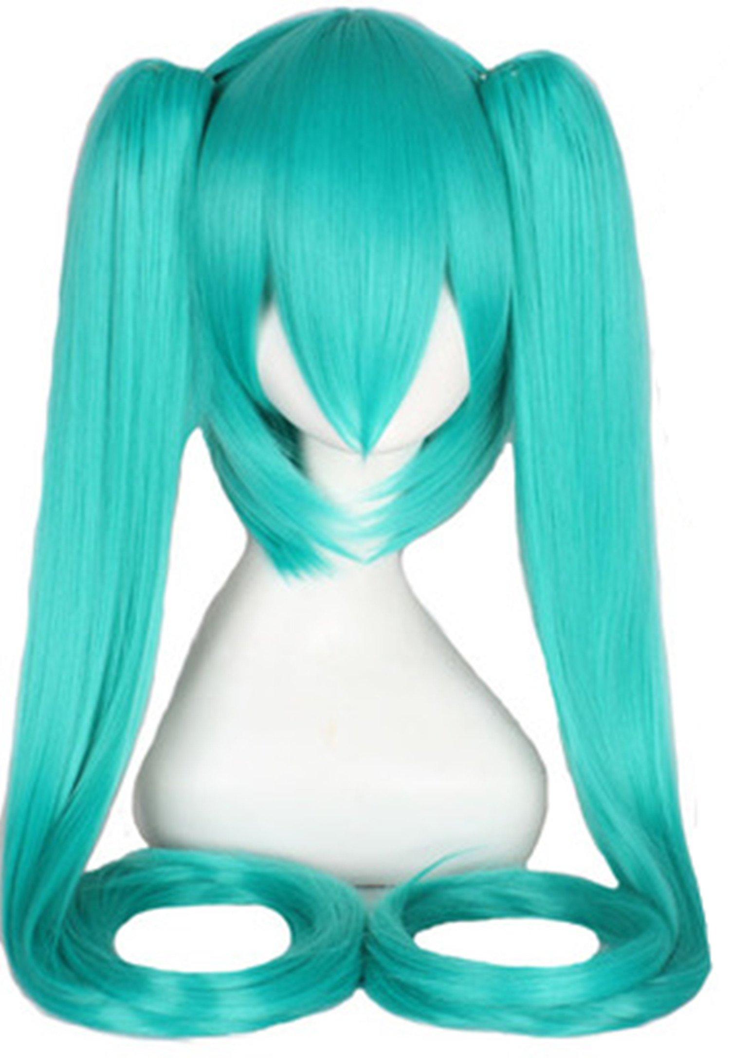 

Парик для косплея Хацунэ Мику Вокалоид, термостойкий оригинальный парик с сеткой для парика