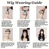 Synthetic Punk Style Long Wavy Curly hair Wig brown red Highlight orange Cosplay Lolita Wigs with Bangs for Women