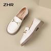 ZHR Women's British Style Two-Wear Leather Loafers BT38