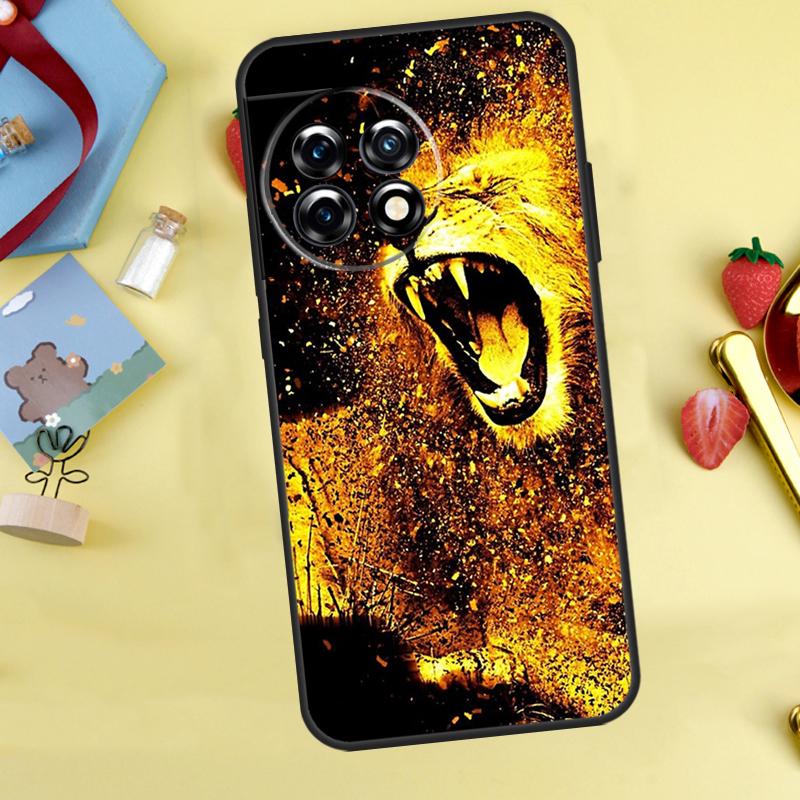 

Roaring Lion Case For OnePlus 13T 13R 12 12R 15 13 11 10 10T 8T Nord CE 2 3 4 Lite N20 N30 Nord 5 Cover OnePlus Nord CE5