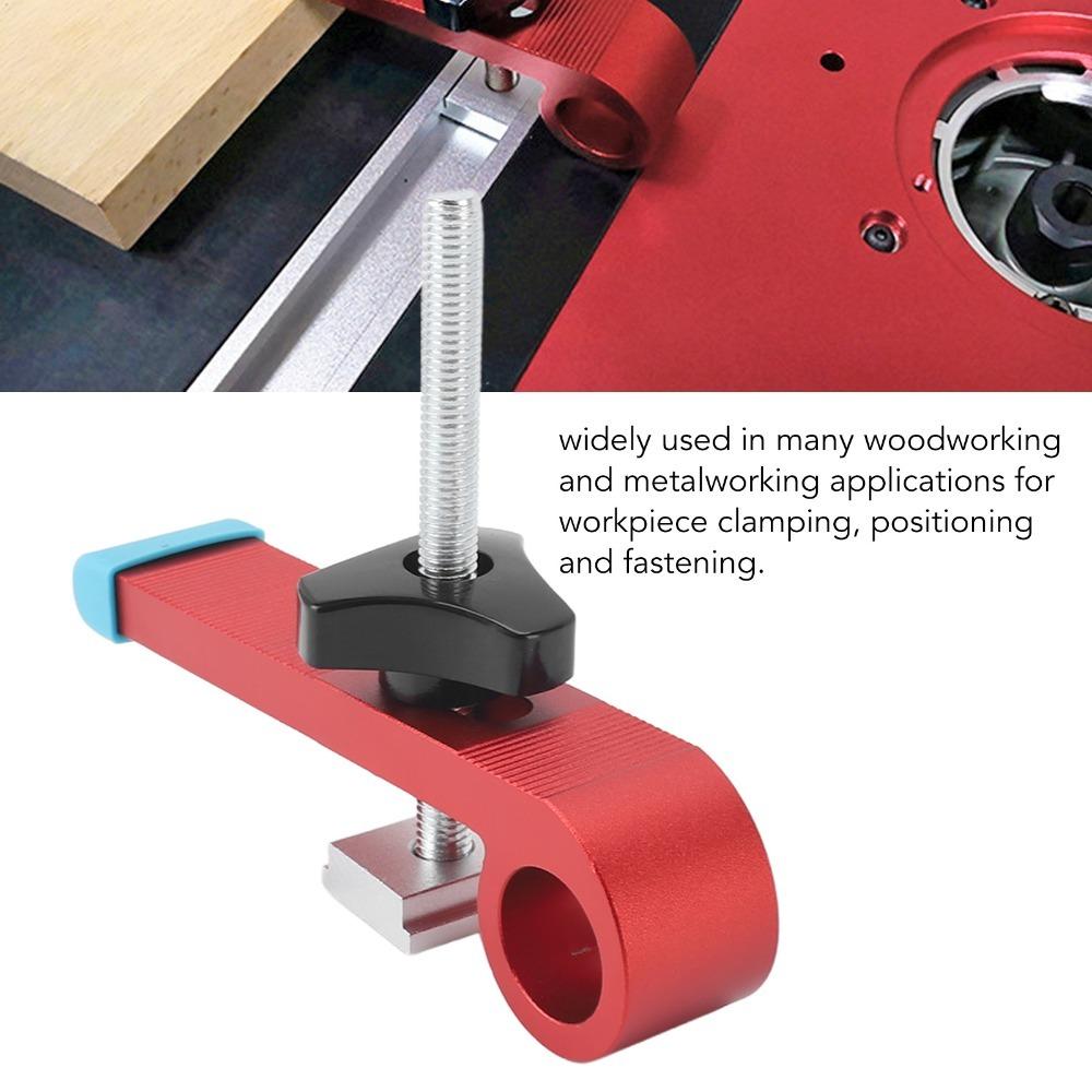 Aluminum Alloy T Track Clamp T Slots T Track Hold Down Clamps T Track Clamps Kit Woodworking
