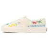 Authentic Low Tops Casual Skateboarding Shoes Unisex White Green Blue Cartoon Printing 'White Green Blue' Men's VN0A5KRDAS1