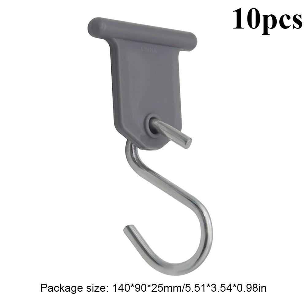 8Pcs RV Awning Light Clip Steel Lights Camping Awning Hangers Clothes Party Lights Hanger RV Caravan Camper Accessories