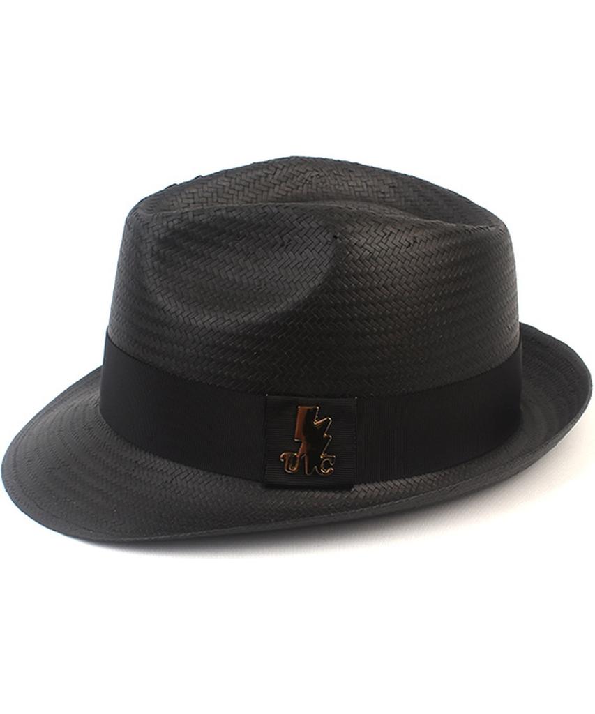 Yunibeosyeolkemiseuteuli Bu Gentle Line Black Fedora Summer Hat