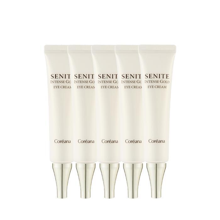 Coreana SENITE Intense Gold Eye Cream for Eye Wrinkles, Undereye Wrinkles, and Sagging Eyelids (5ea) (40013671)