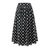Women's 2025 Autumn/Winter Halter Polka Dot Backless Camisole & High-Waisted A-Line Skirt Set
