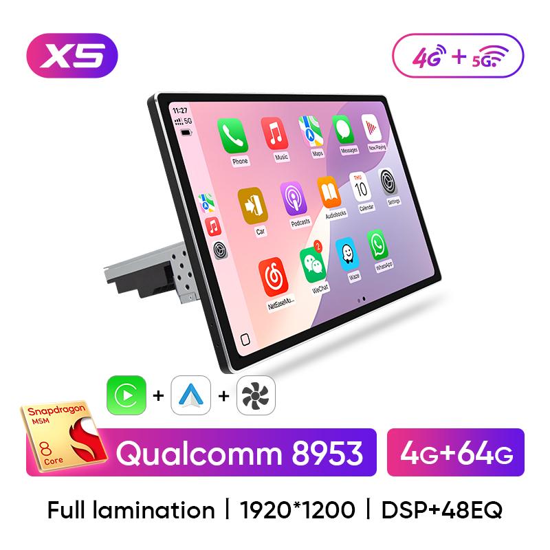 Ainavi 13.1 1 DIN Car Radio For Nissan Suzuki Hyundai KIA Peugeot Wireless Carplay Android Auto Multimedia Player Car Stereo