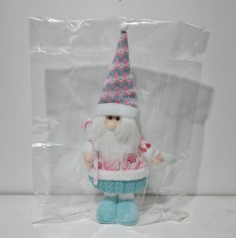 Snowman Elk Old Man Pink Telescopic Doll Children Xmas Gift Christmas Tree Decoration Home Wedding Party Supplies Plush Ornament