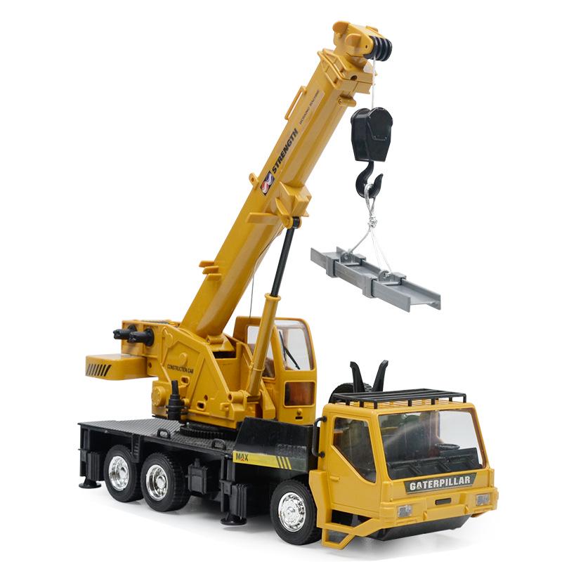 Remote Control Construction Truck Crane, Rechargeable Remote Control Lifting Simulation Engineering Crane Children'S Toy Model