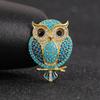 European and American New Cute Owl Animal Brooch, Versatile Decorative Fashion Corsage Brooch