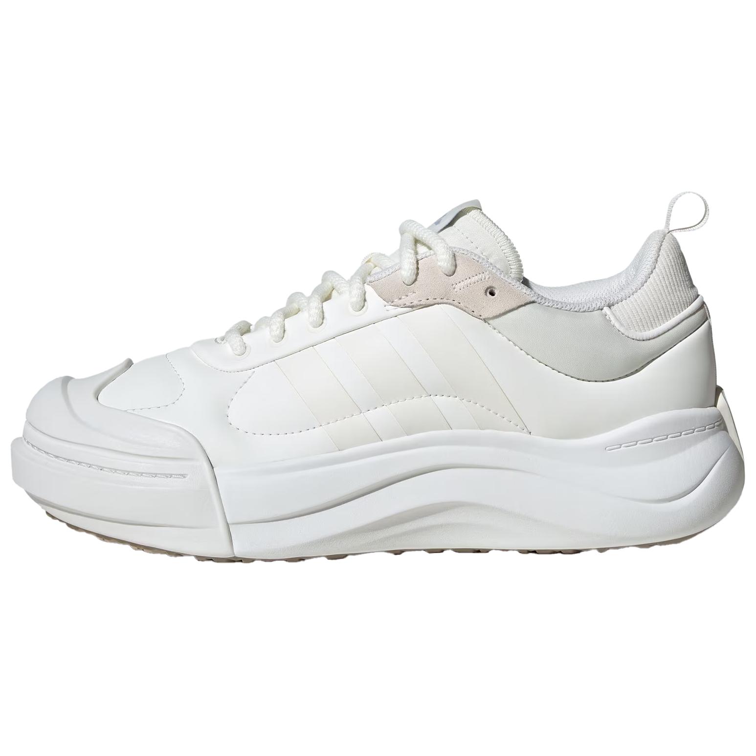 

Adidas Anti Slip Wear Resistant Low Top Casual Shoes Unisex White 36.5