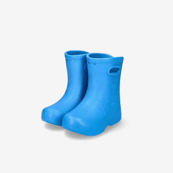 [Larago] Handle Bean Rain Boots Blue [rainboot-Blue]