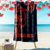 Chicago Bears Print Beach Towel, Large Soft Quick Dry Towel for Beach Camping Swimming