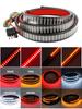 49" LED Lastebil Bakluke Stripelys Bar Auto Fire Rader Med Blinklys Brems Ryggelys For Bil Jeep Pickup SUV 12V
