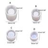 Cylinder Candle Holders Molds Silicones Pen Cup Molds for Epoxy Resins Tealight Holders Pen Cup Home Party Decoration