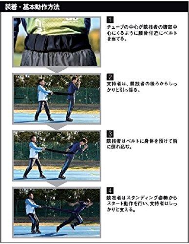 NISHI (Nishi Sports) Training Tube, Sprint Tube, NT7426, Black