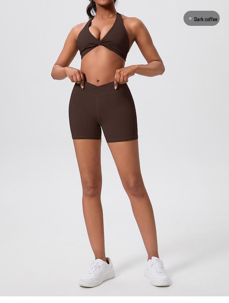 New High-Waisted Yoga Suit: Slimming Vest & Fitness Set for Outdoor Sports