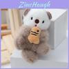Cute Sea Otter Plush Toy With Soft Long Fur Pp Cotton Filling For Kids Decor