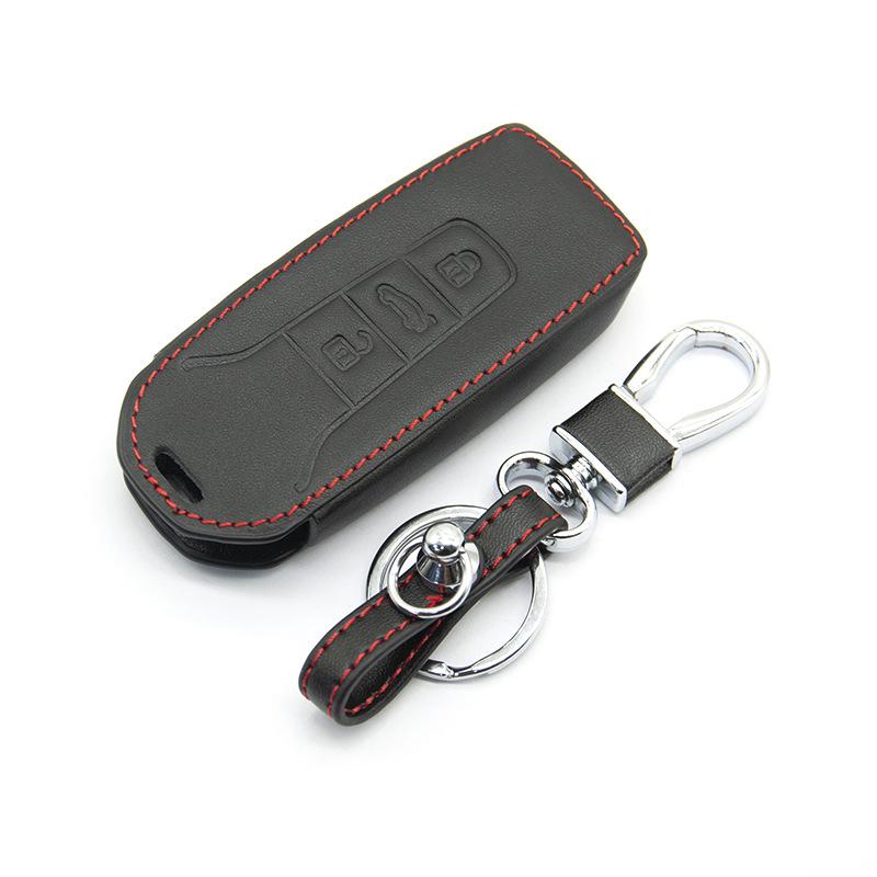 Volkswagen Touareg Key Cover with Chain, Genuine Leather, 2021-2022 Models