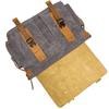 Vintage Leather Canvas Women's Men's Messenger Bag - Crossbody Shoulder Sling Casual Bag